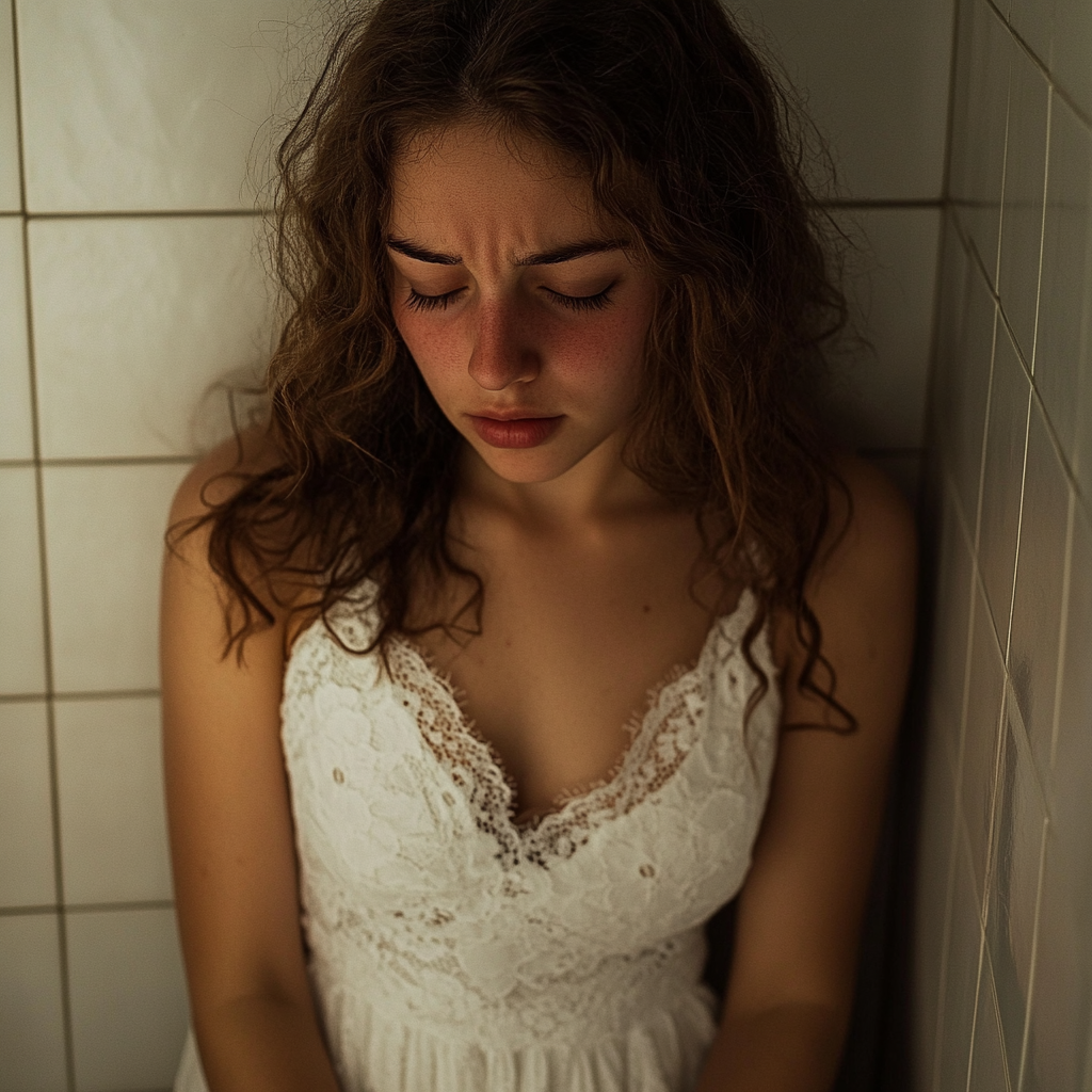 Une femme bouleversée | Source : Midjourney