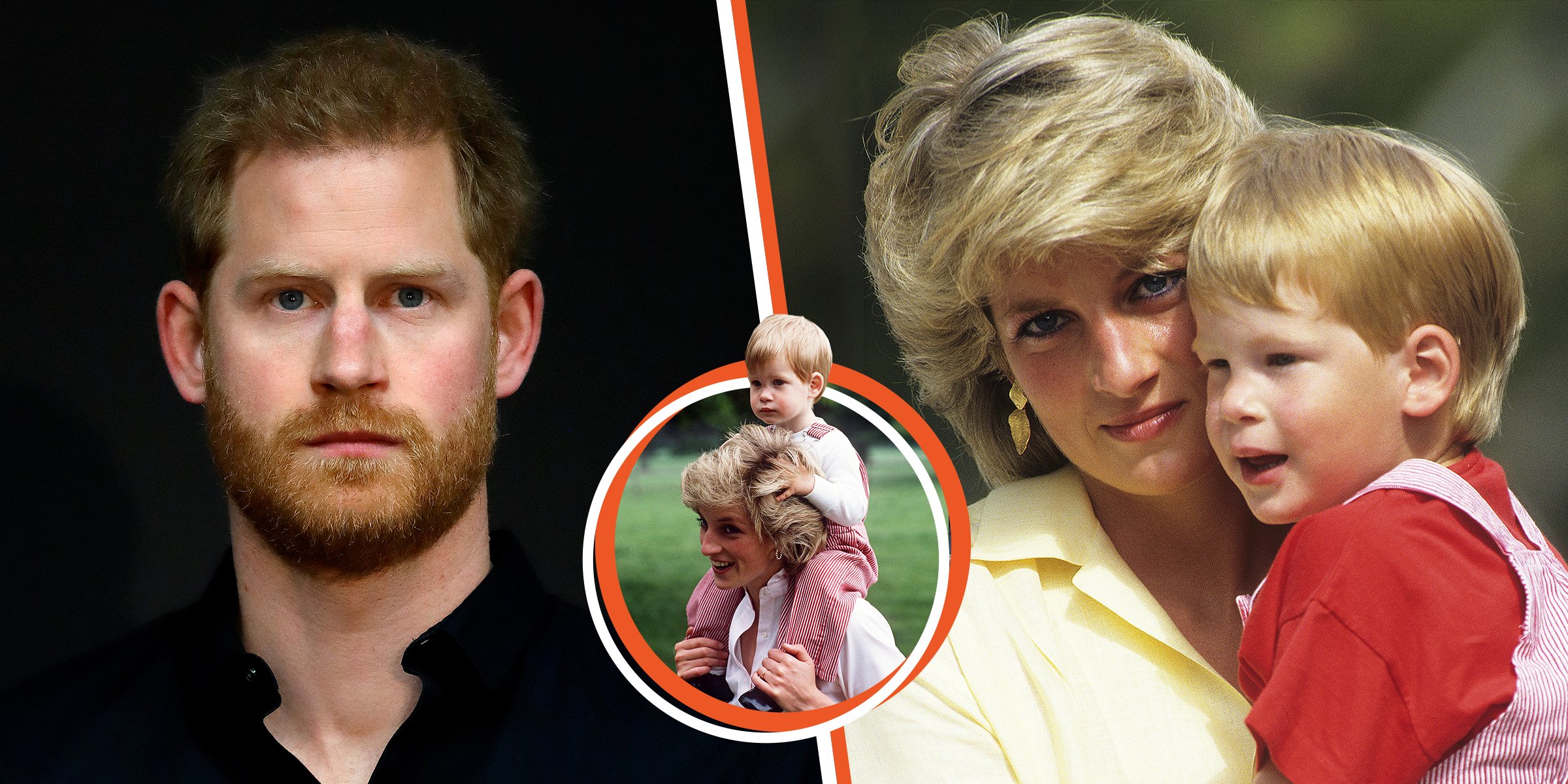 Le prince Harry et Lady Diana | Source : Getty Images