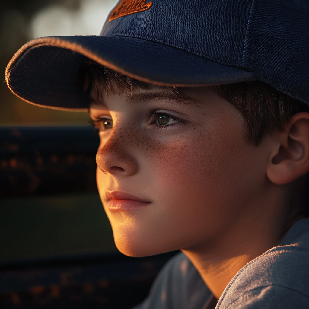 Un garçon portant une casquette de baseball | Source : Midjourney