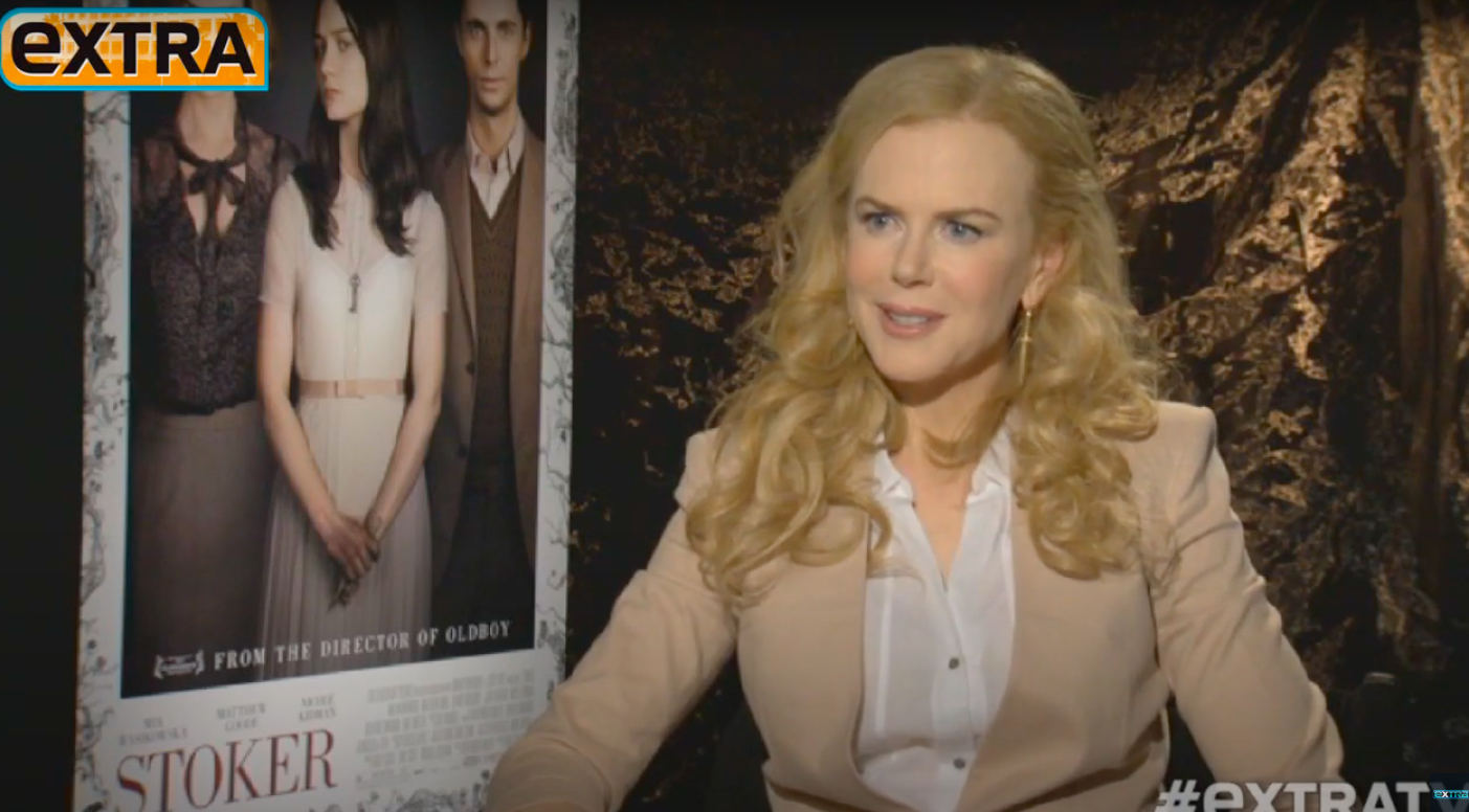 Nicole Kidman parlant avec tendresse de Connor et Bella Cruise, posté le 30 janvier 2013. | Source : YouTube/extratv