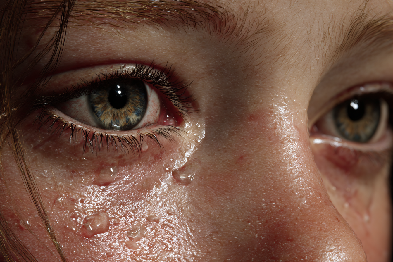 Gros plan sur les yeux d'une jeune fille | Source : Midjourney