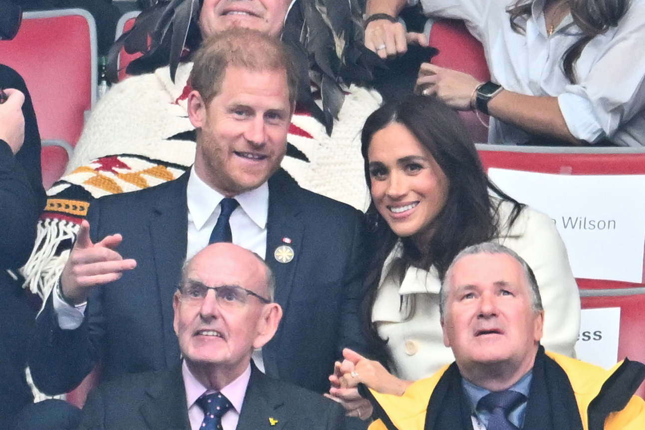 Le prince Harry et Meghan, duchesse de Sussex, lors de la cérémonie d'ouverture des Invictus Games 2025 à BC Place, le 8 février 2025, à Vancouver, en Colombie-Britannique, au Canada | Source : Getty Images