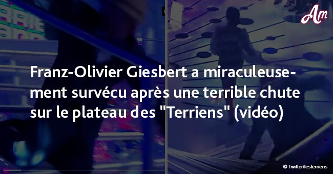 Franz-Olivier Giesbert a miraculeusement survécu après une terrible chute sur "Les Terriens" (vidéo)