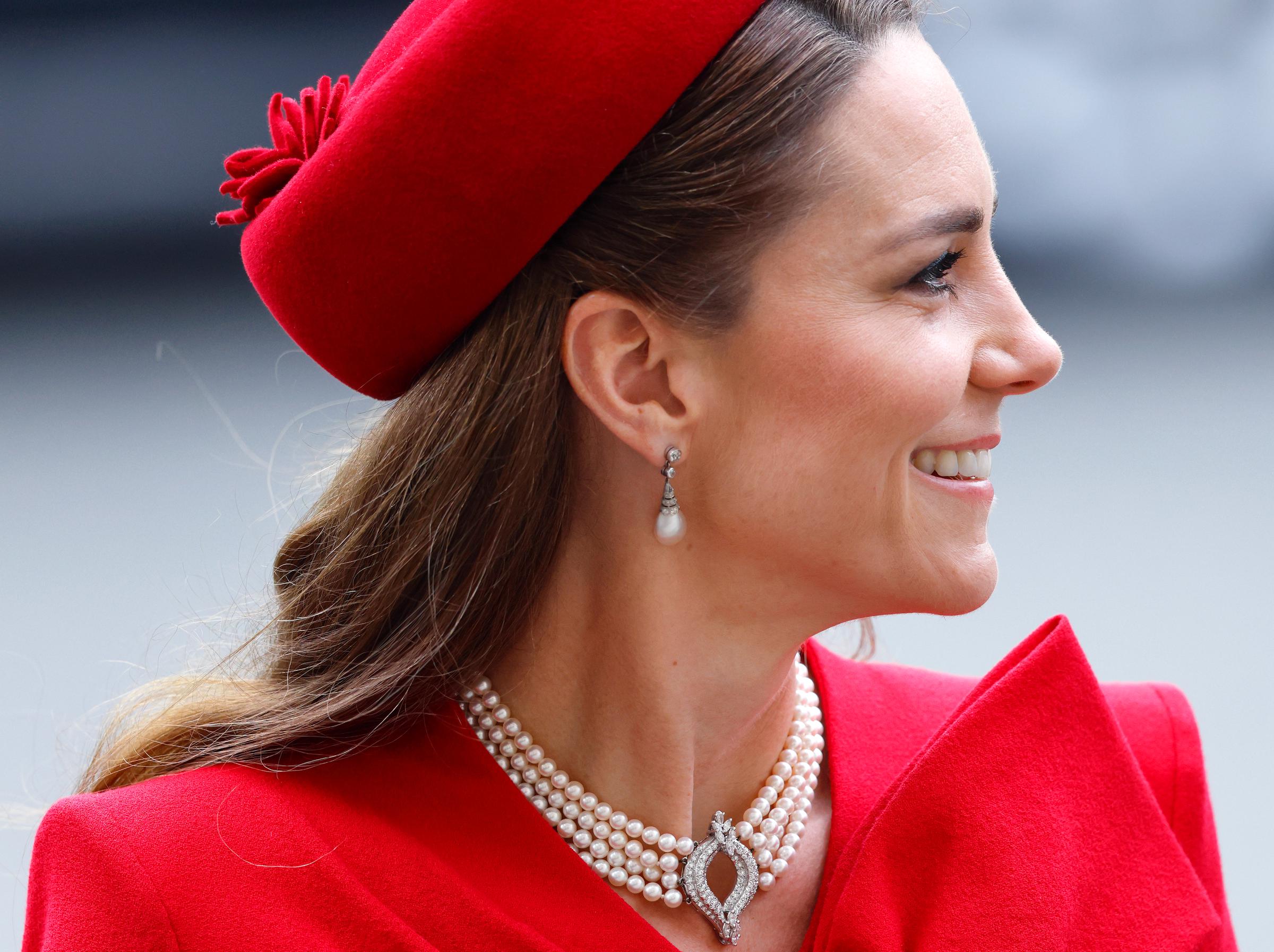 La princesse Catherine est photographiée lors des célébrations du Jour du Commonwealth à l'abbaye de Westminster, le 10 mars 2025 | Source : Getty Images