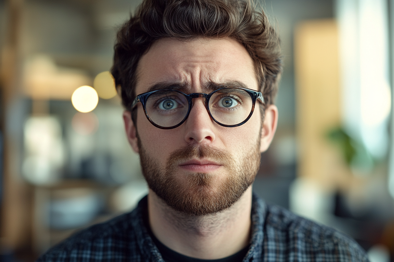 Un homme dans un bureau | Source : Midjourney