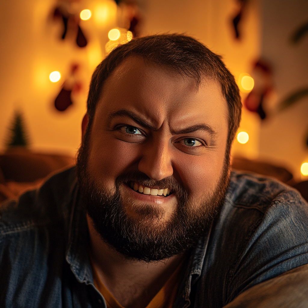 Un homme qui sourit | Source : Midjourney