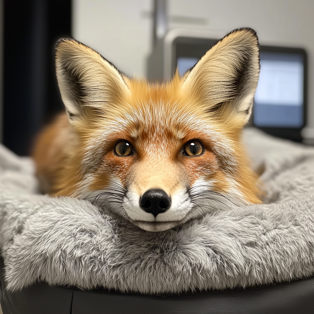 Un renard dans une clinique vétérinaire | Source : Midjourney