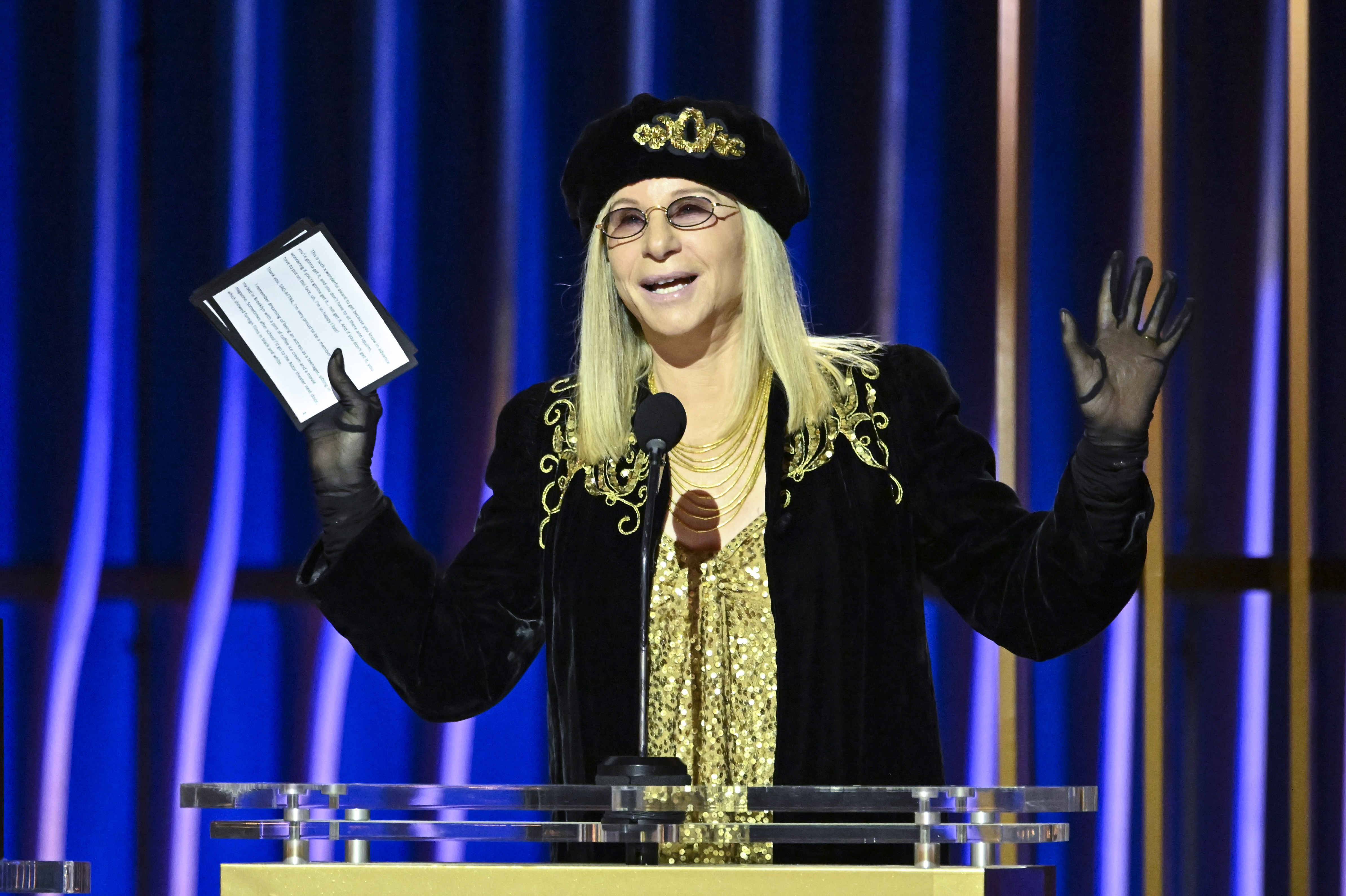 Barbra Streisand lors de la 30e cérémonie annuelle des Screen Actors Guild Awards, le 24 février 2024, à Los Angeles, en Californie. | Source : Getty Images