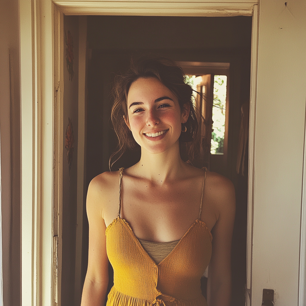 Une femme souriante | Source : Midjourney
