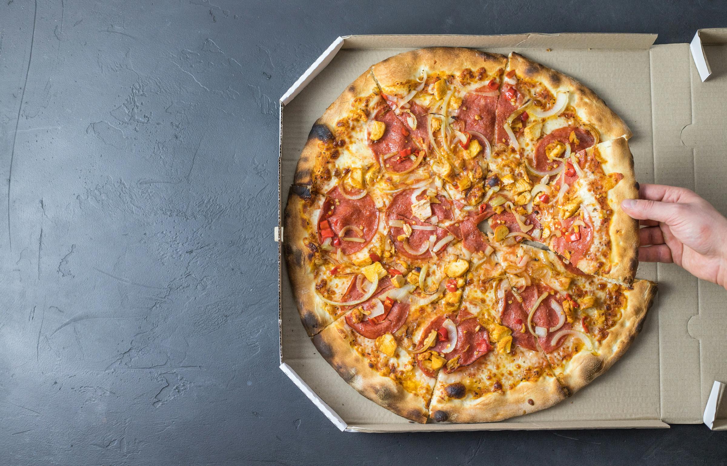 Une boîte de pizza | Source : Unsplash