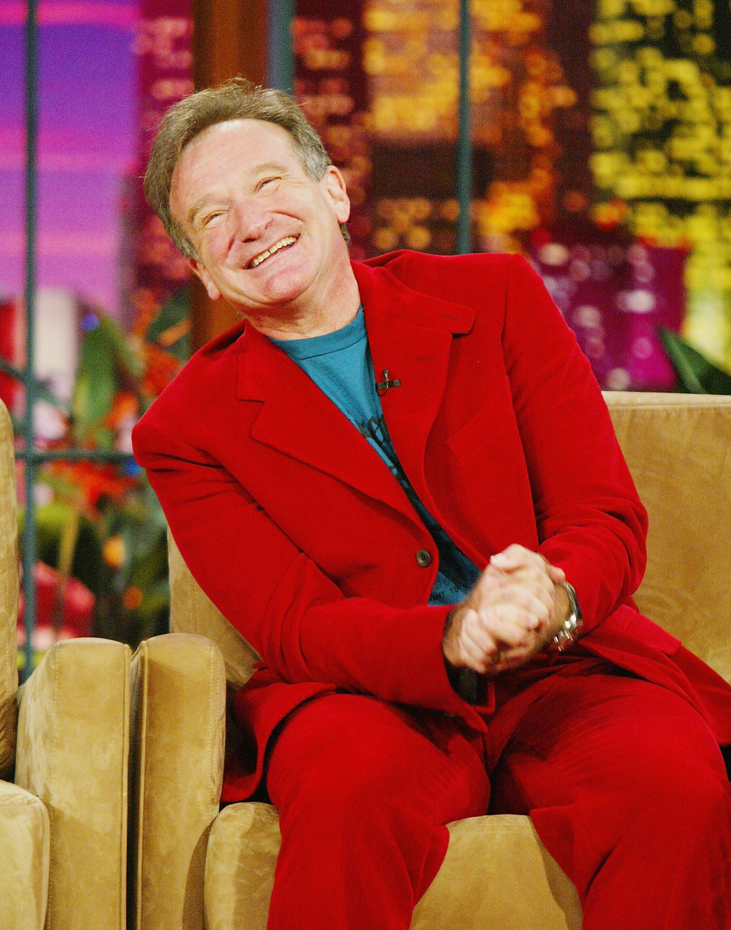Robin Williams apparaît dans "The Tonight Show with Jay Leno". | Source : Getty Images