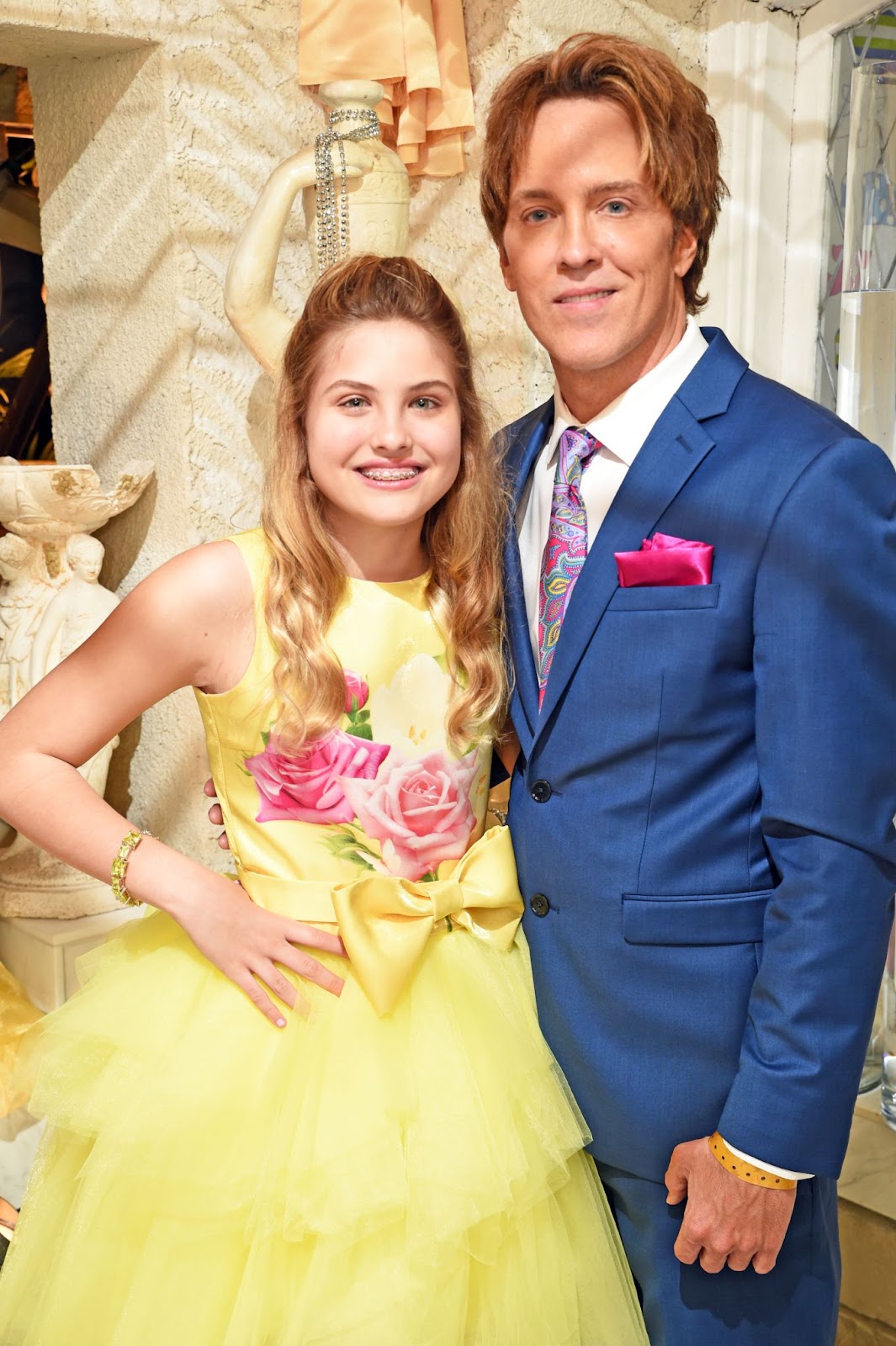 Dannielynn et Larry Birkhead lors de la 145e édition du Kentucky Derby, le 4 mai 2019, à Louisville, dans le Kentucky. | Source : Getty Images