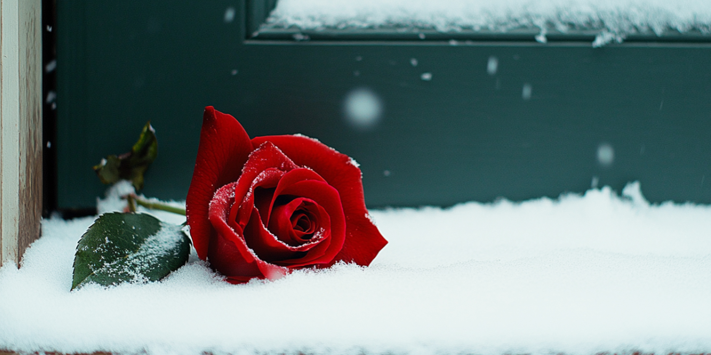 Une rose dans la neige | Source : Amomama