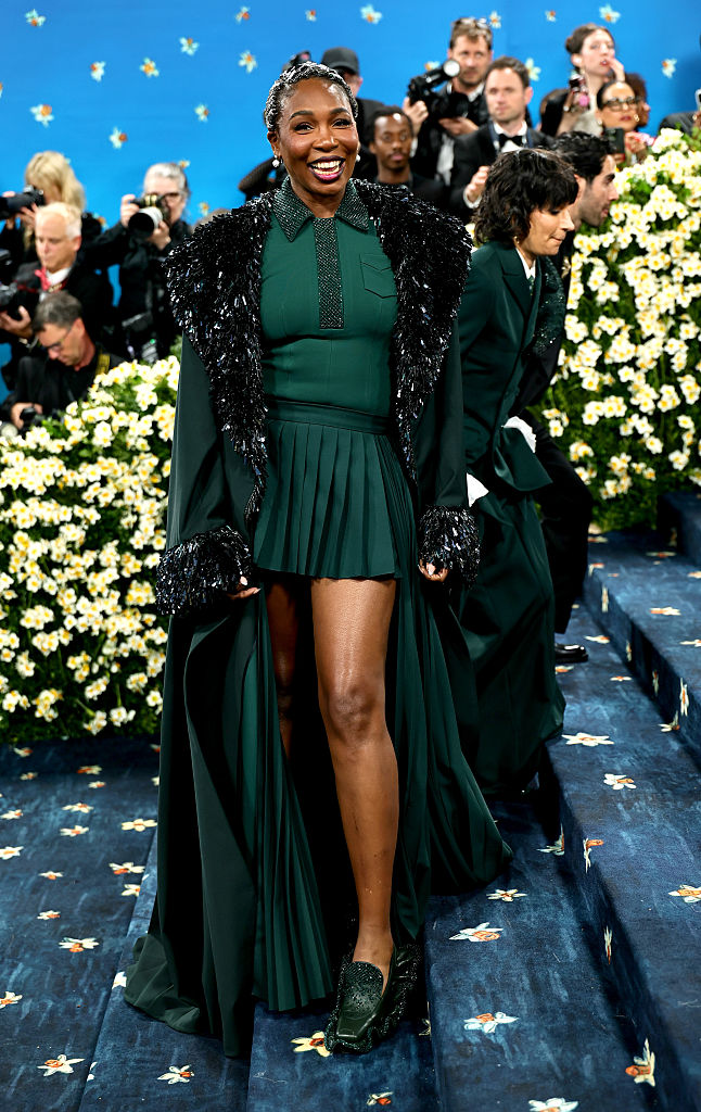 Venus Williams prend la pose lors du 2025 Met Gala au Metropolitan Museum of Art le 5 mai à New York.