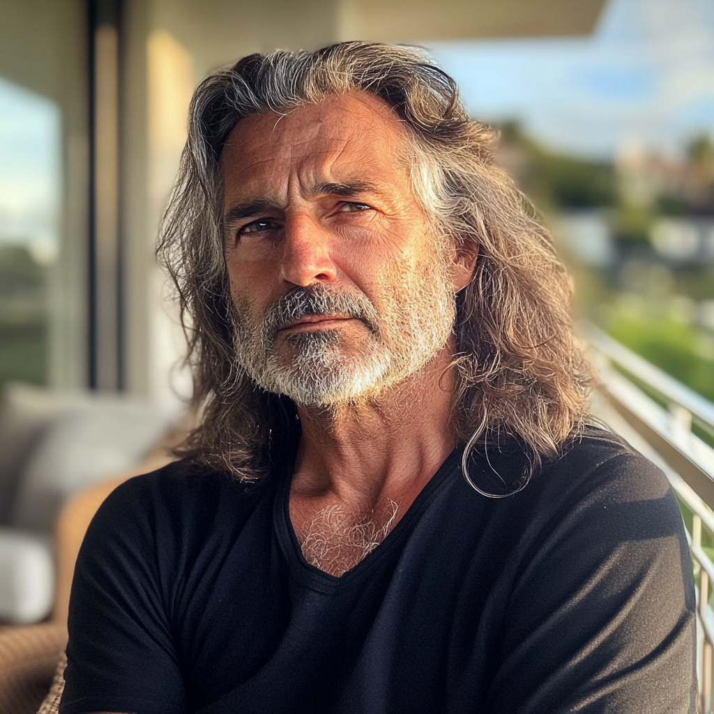 Un homme âgé souriant | Source : Midjourney