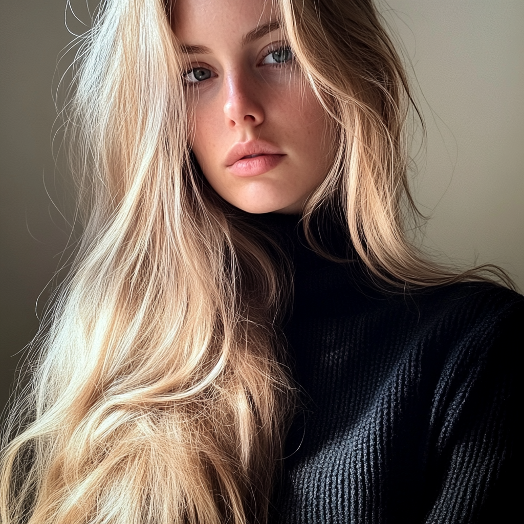 Une femme pensive | Source : Midjourney