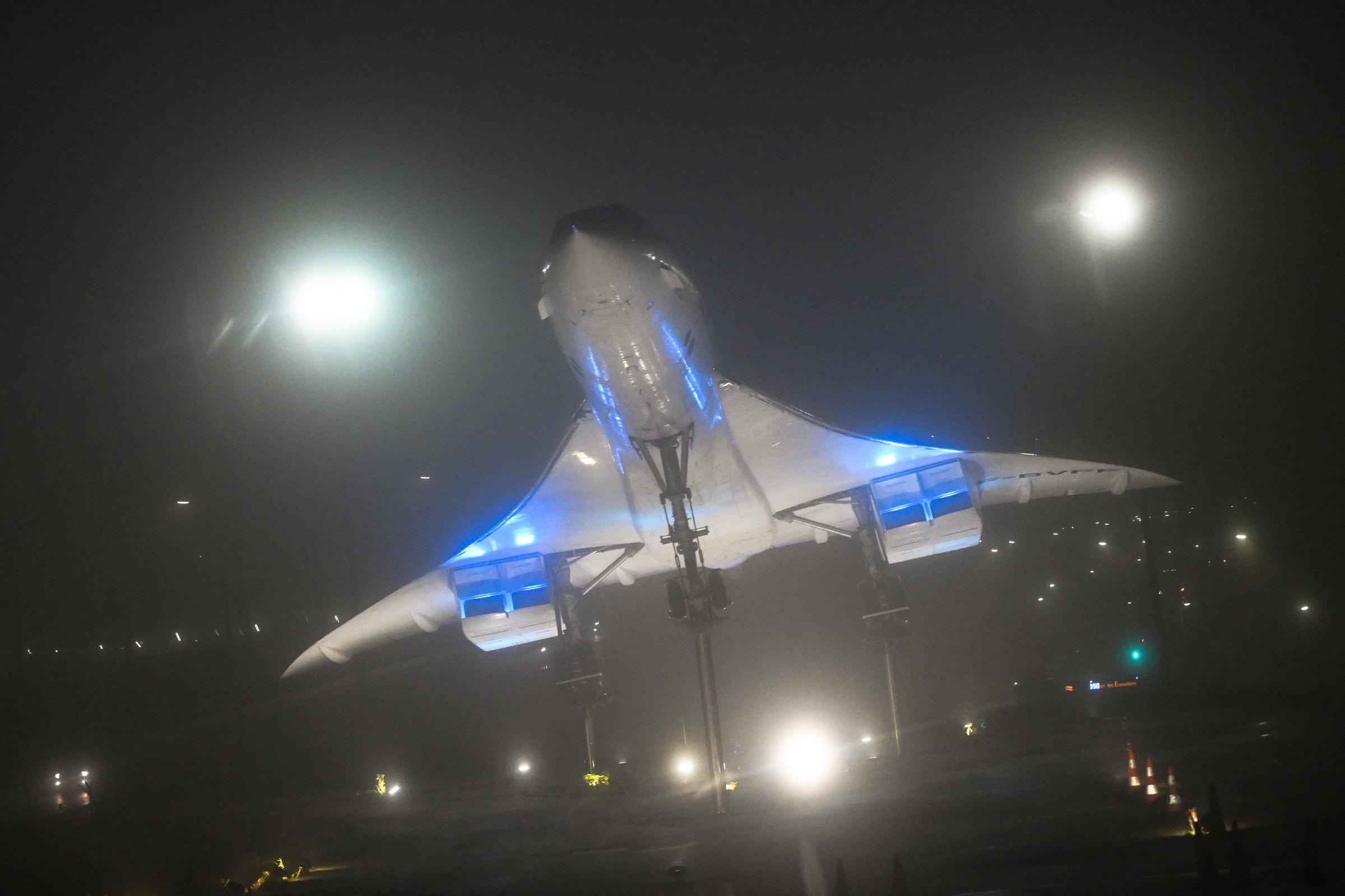 Le monument de l'avion Concorde F-BVFF d'Air France, le 24 décembre 2024 | Source : Getty Images