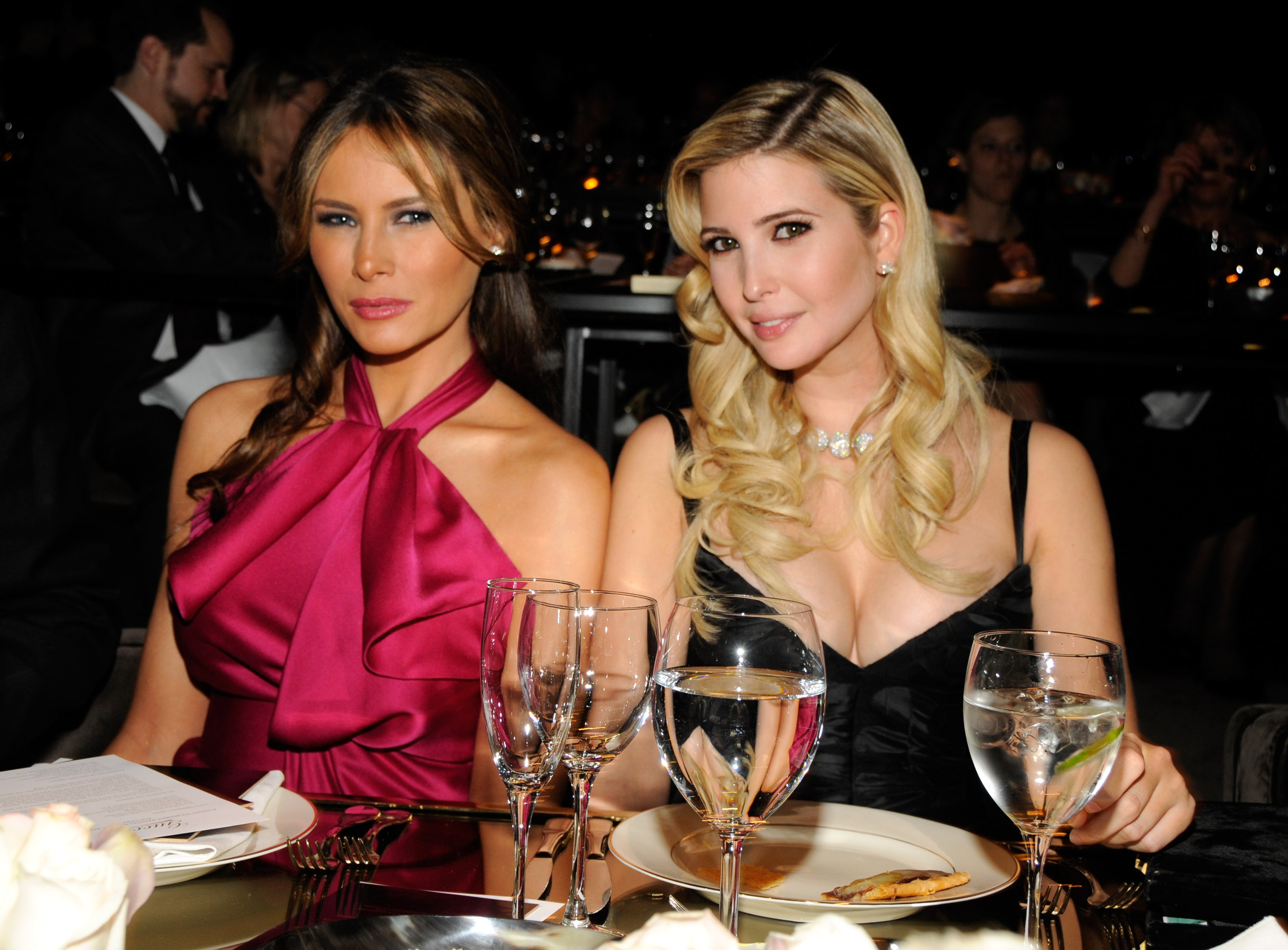 Melania Trump et Ivanka Trump à l'intérieur de Madonna et Gucci Host