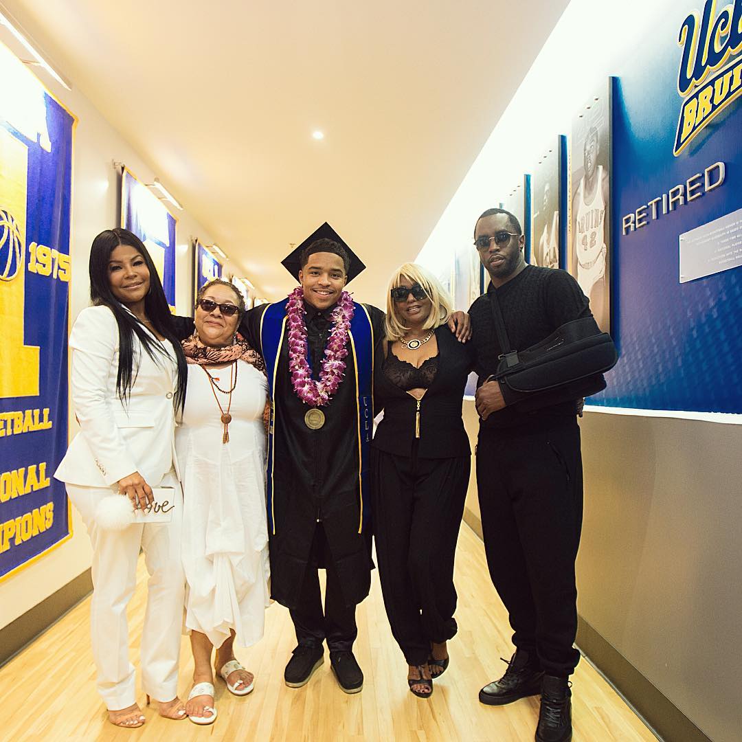 Misa Hylton, Justin, Diddy Combs et leur famille le jour de la remise des diplômes, en date de juin 2016 | Source : Instagram/princejdc