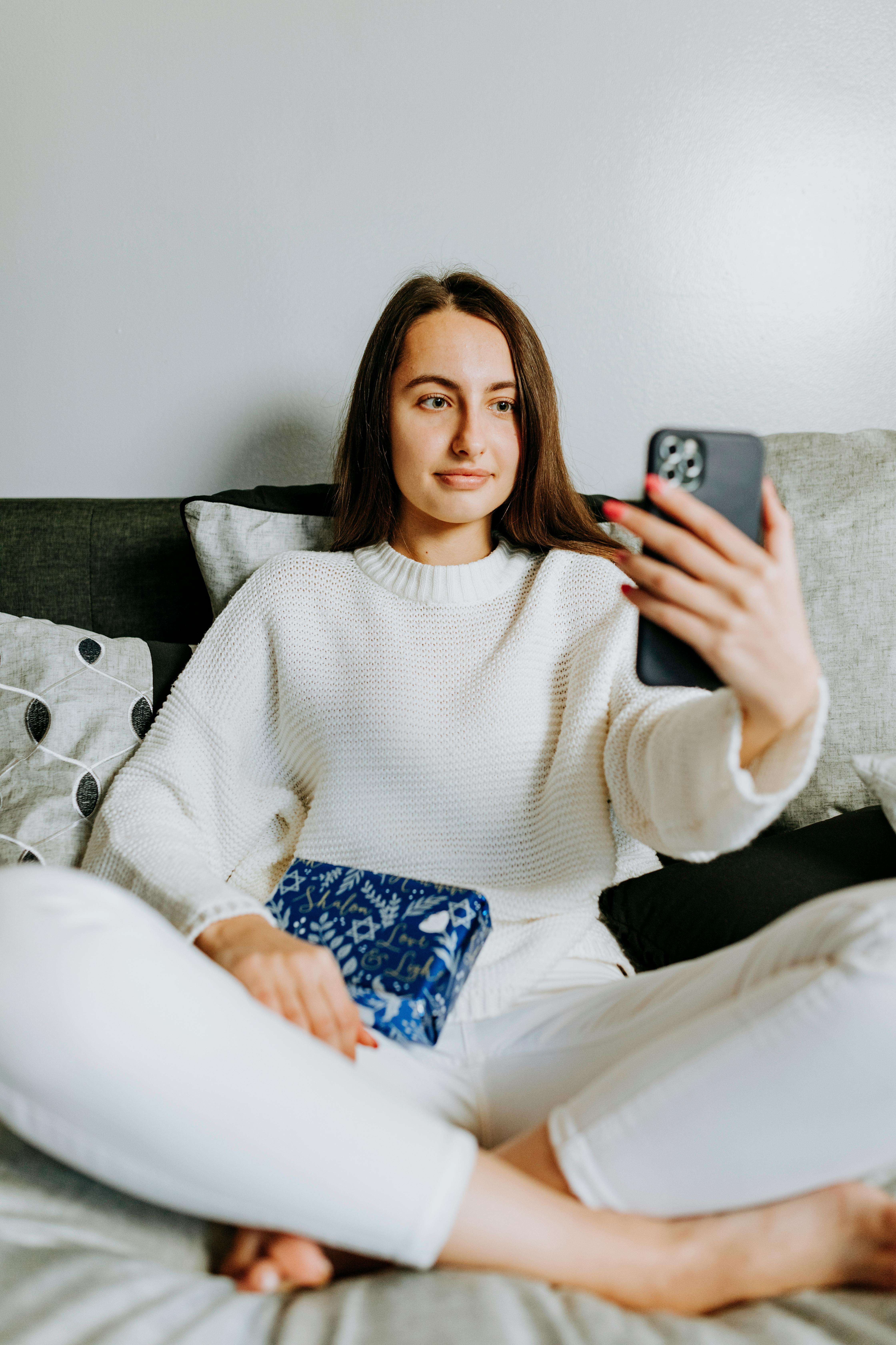 Une femme lors d'un appel FaceTime | Source : Pexels