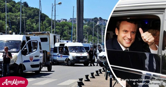 Deux blessés dans un accident de voiture lors du passage du convoi d'Emmanuel Macron en Bretagne