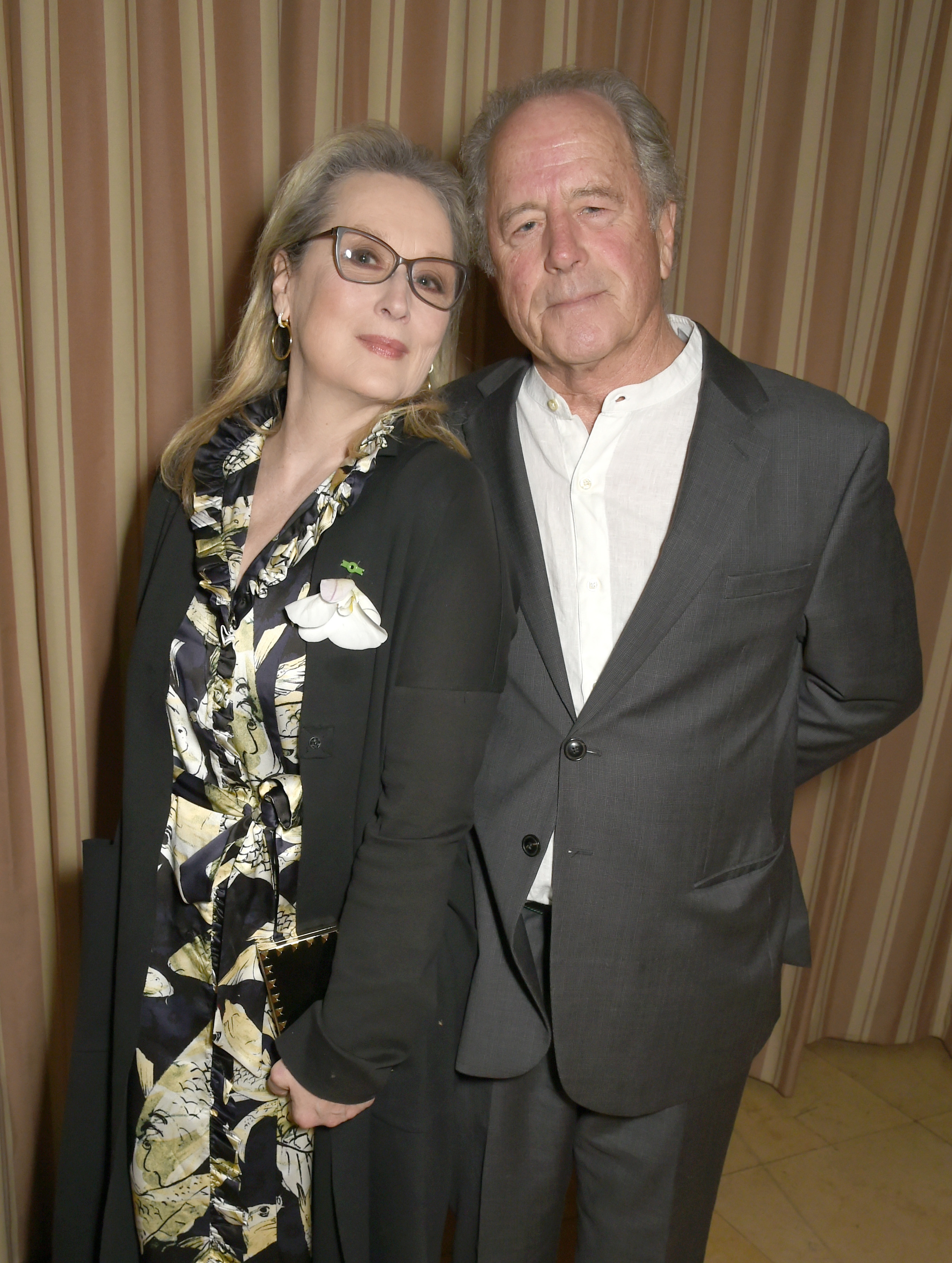 Meryl Streep et Don Gummer assistent à un dîner pour célébrer le CCG et le Voyage vers un luxe durable à Los Angeles, en Californie, le 24 février 2017. | Source : Getty Images