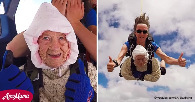 Cette femme est devenue la plus vieille parachutiste au monde et est entrée dans le Livre Guinness des Records