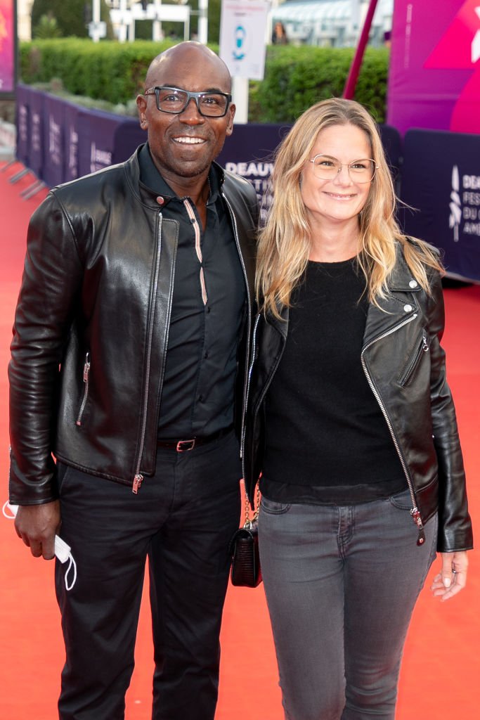L'acteur Lucien Jean-Baptiste et sa femme Aurélie Nollet | source : Getty Images