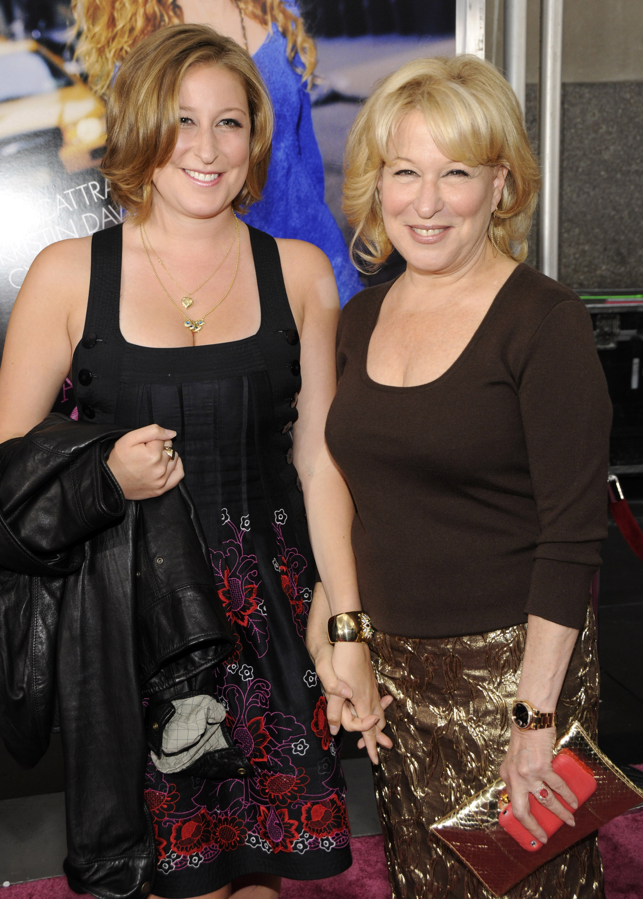 Sophie von Haselberg et sa mère Bette Midler assistent à la première de "Sex and the City : Le film" le 27 mai 2008 à New York | Source : Getty Images