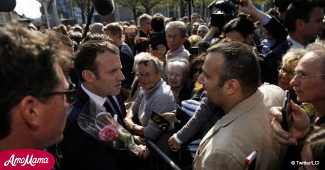 Un homme a montré un "doigt d'honneur" à Emmanuel Macron. L'homme de 61 ans a été arrêté