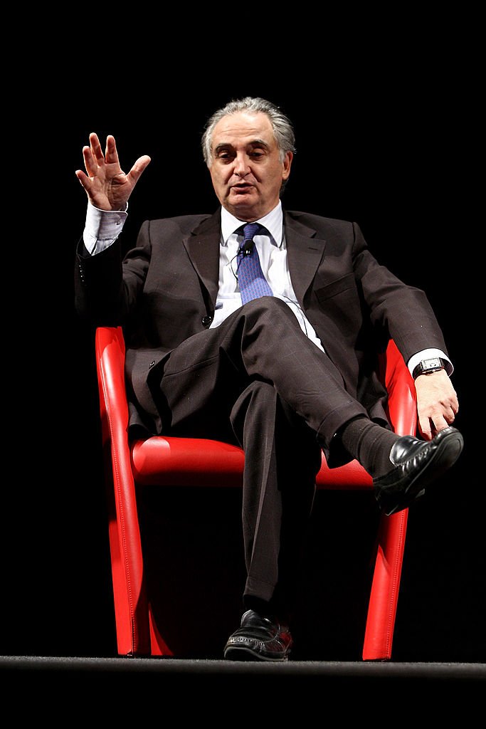 Jacques Attali le 28 janvier 2009 à Milan. l Source : Getty Images