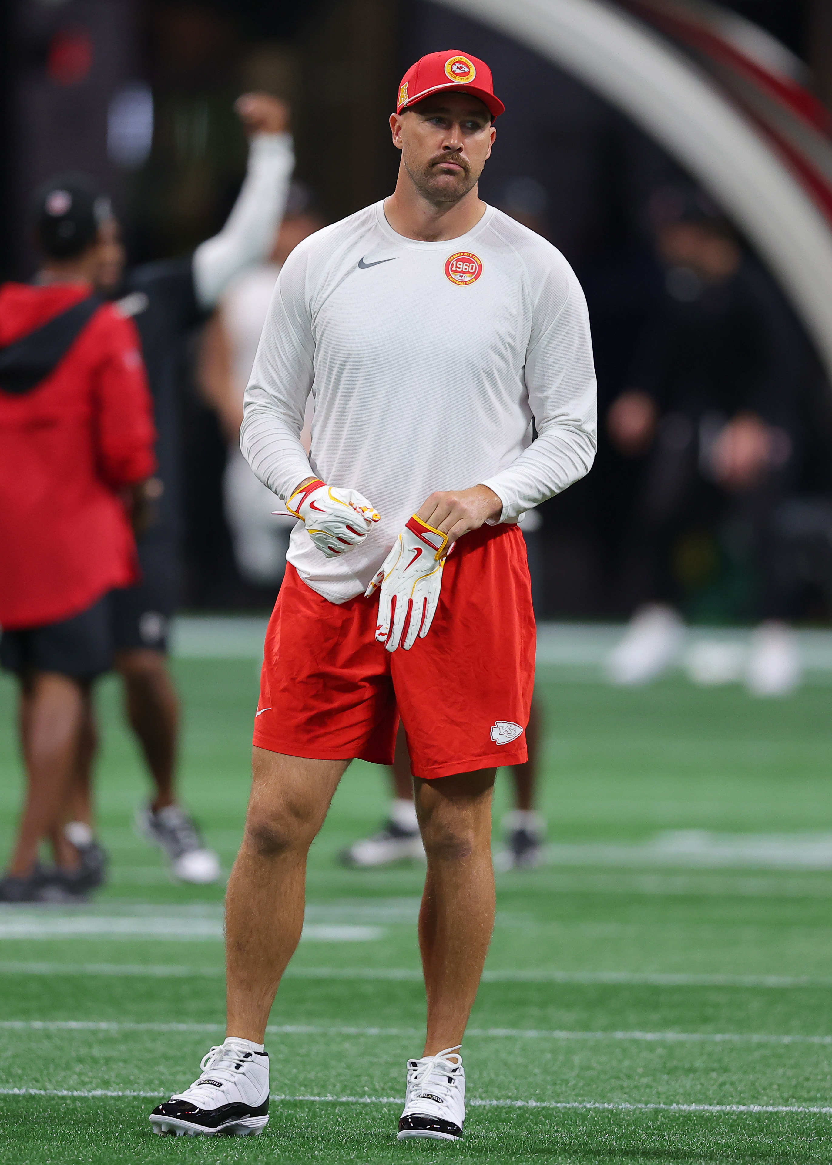 Travis Kelce, #87 des Chiefs de Kansas City, le 22 septembre 2024, à Atlanta, Géorgie | Source : Getty Images