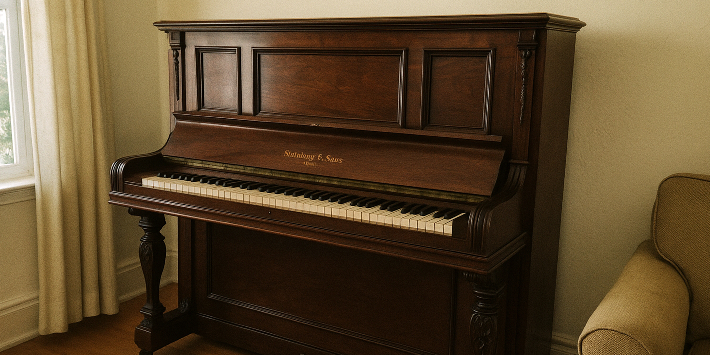 Un piano antique | Source : The Celebritist