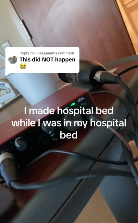 Dave Blunts à l'hôpital, posté en avril 2024 | Source : Tiktok.com/@daveblunts