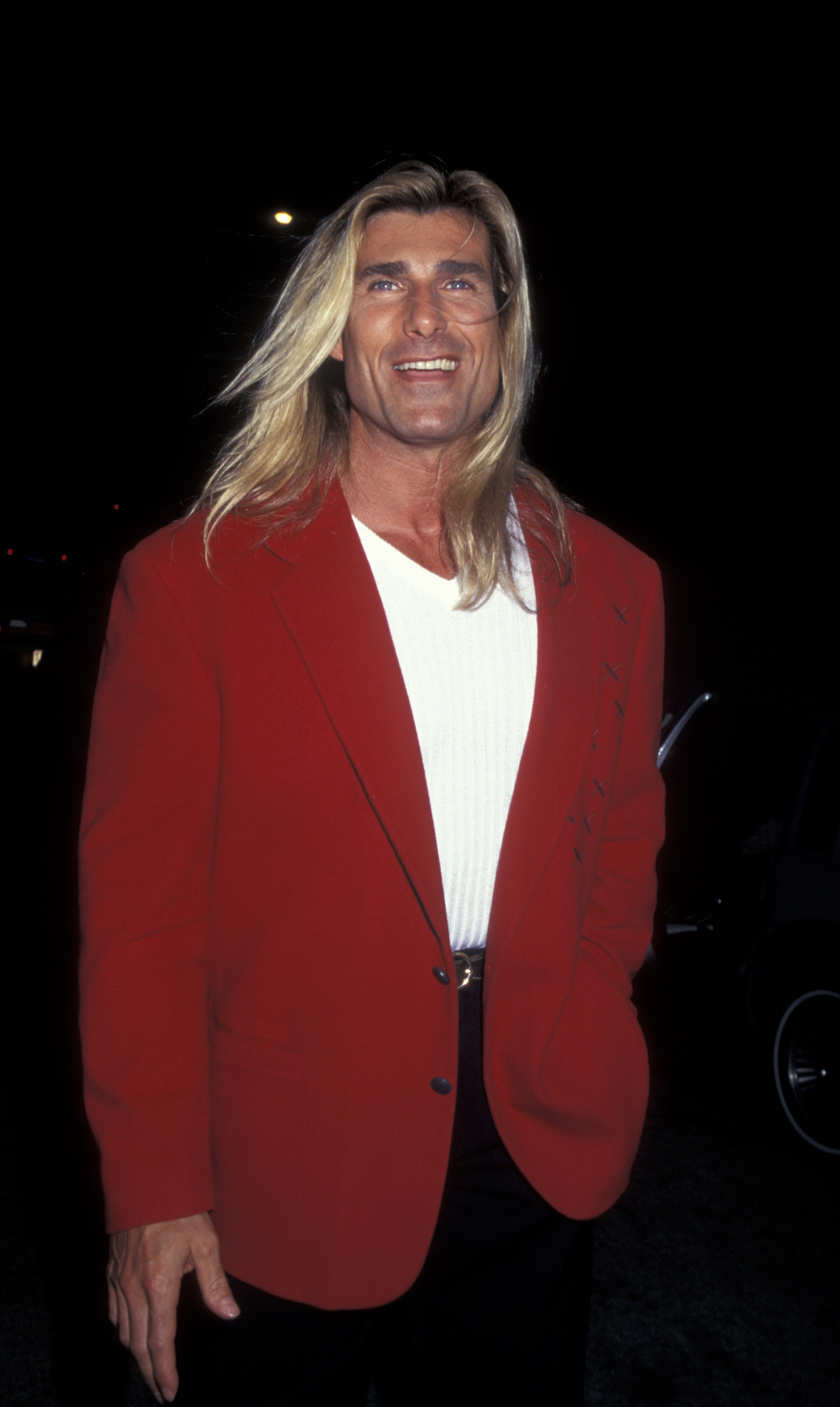 Le mannequin assiste à la projection du film « Cold Comfort Farm » le 8 mai 1996 | Source : Getty Images