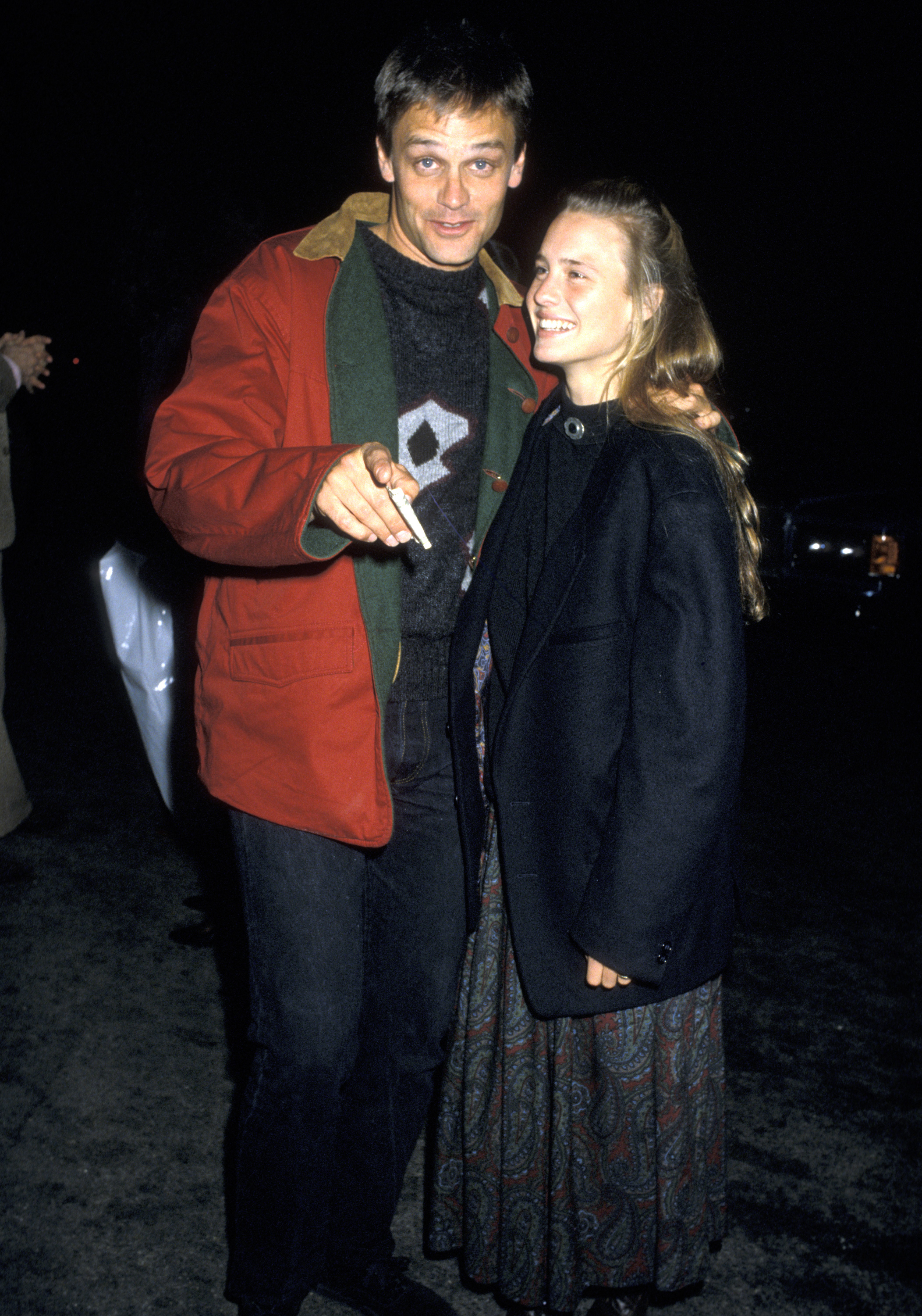 Dane Witherspoon et Robin Wright aperçus au restaurant Spago à West Hollywood, le 7 janvier 1987. | Source : Getty Images