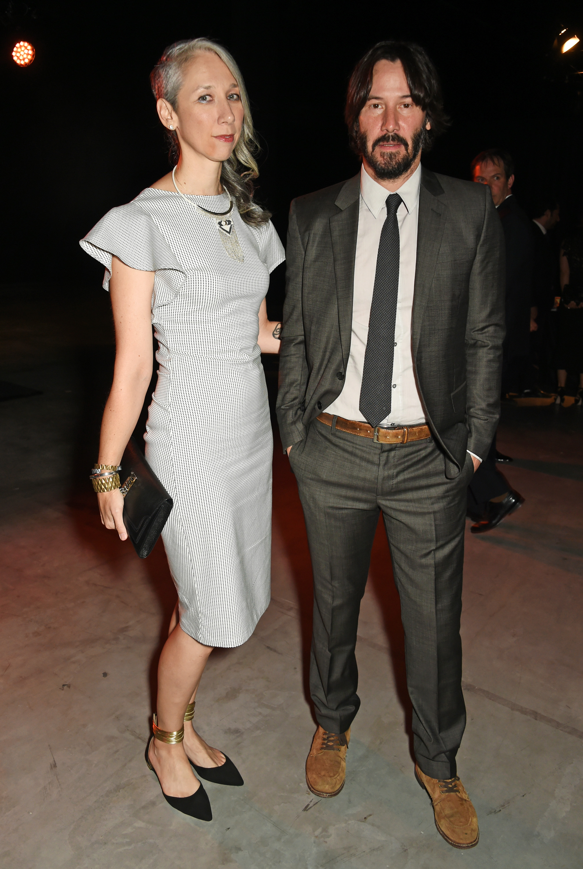 Alexandra Grant et Keanu Reeves au gala de l'ONUSIDA à Los Angeles en 2016 | Source : Getty Images