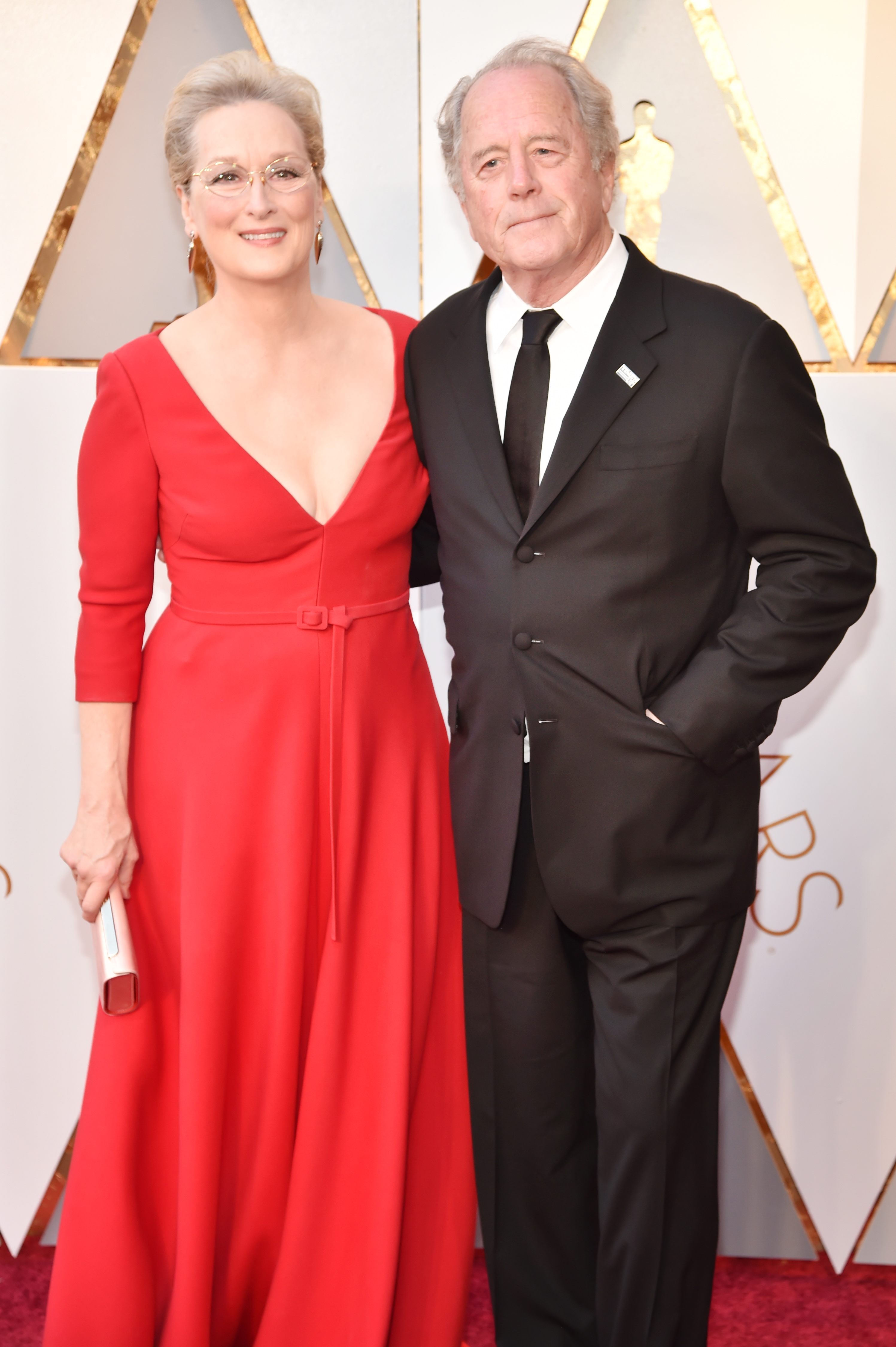 Meryl Streep et Don Gummer assistent à la 90e cérémonie annuelle des Oscars au Hollywood &amp; Highland Center à Hollywood, en Californie, le 4 mars 2018. | Source : Getty Images