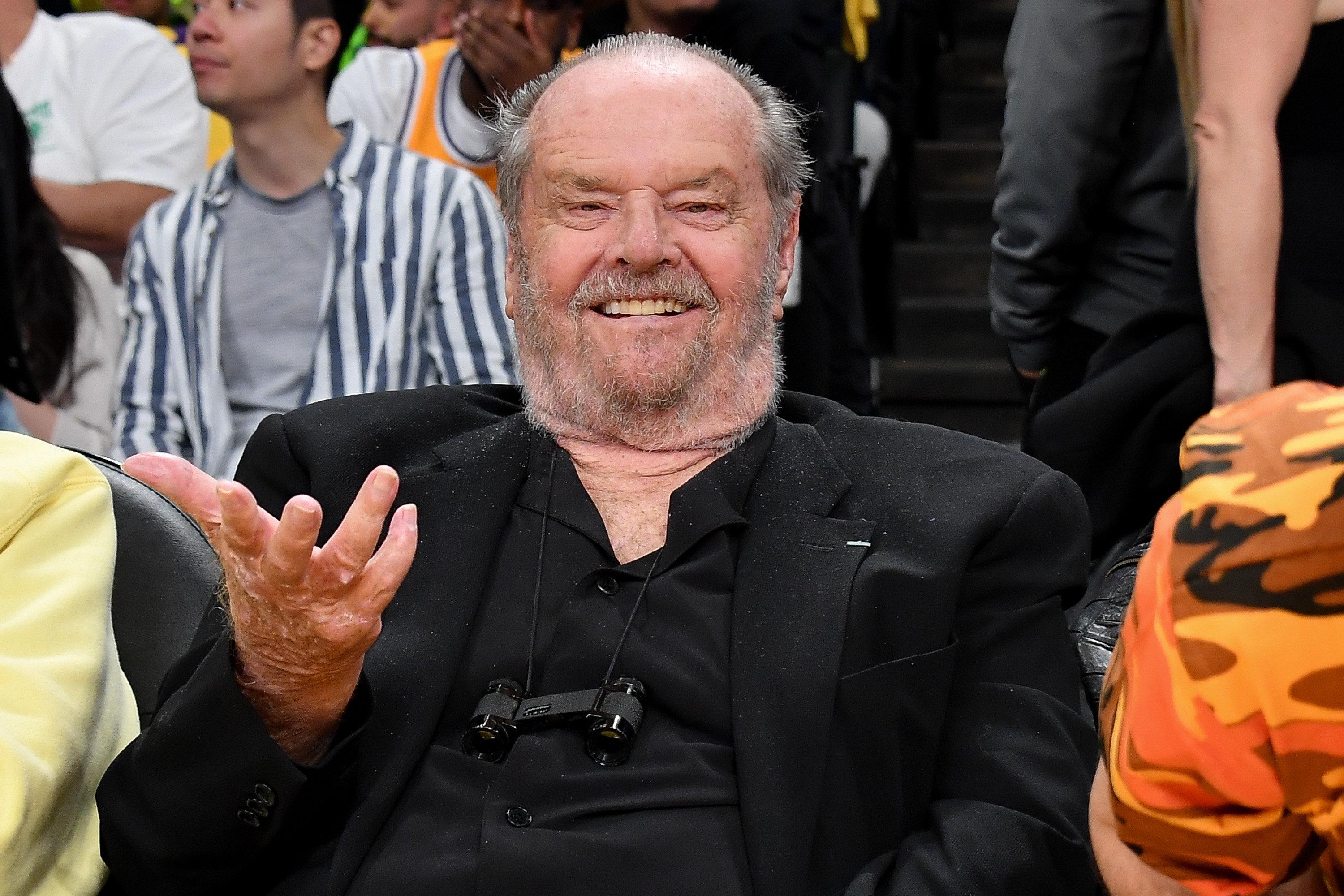 Jack Nicholson lors d'un match de basket le 8 mai 2023 à Los Angeles, Californie | Source : Getty Images