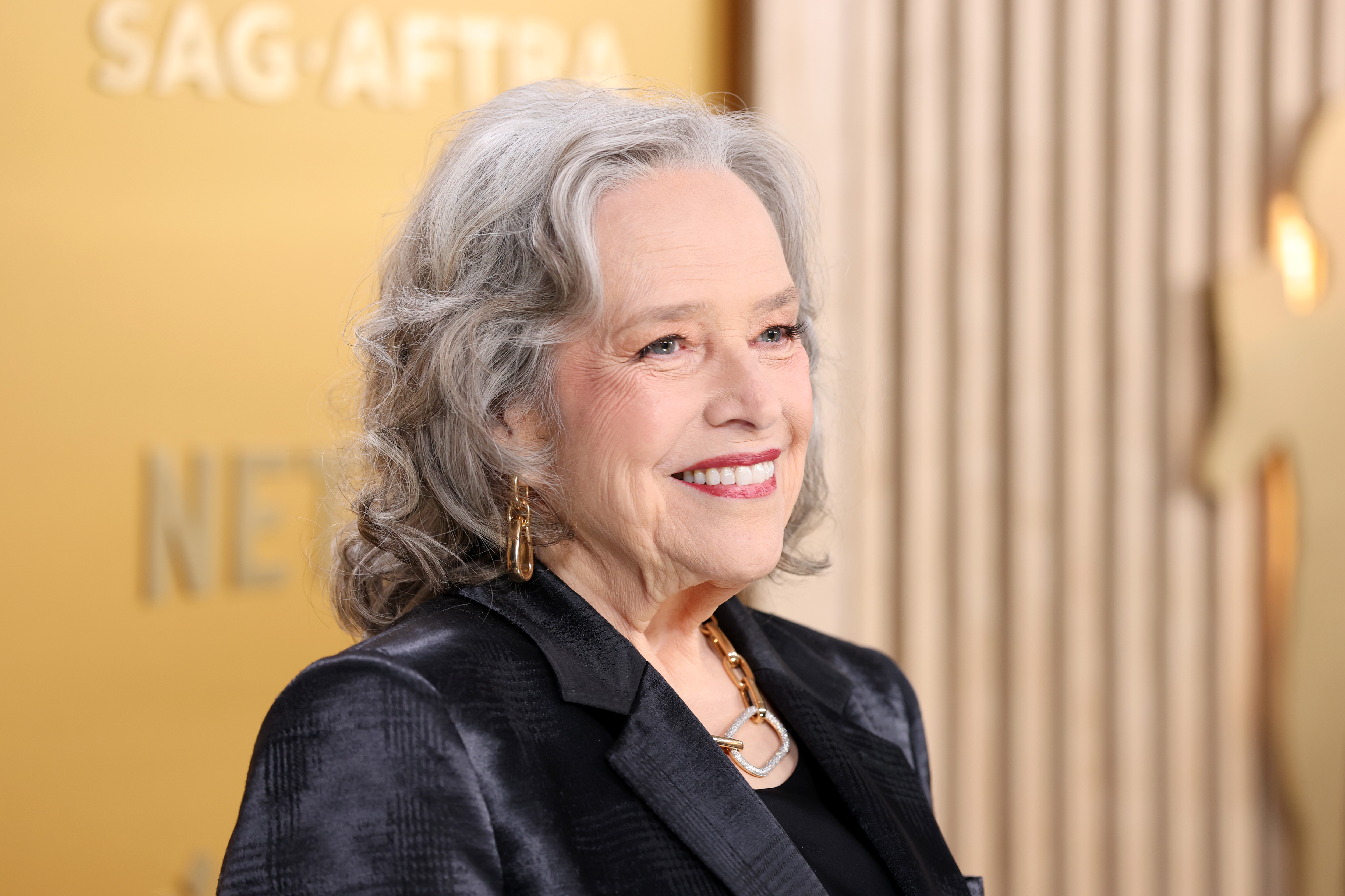 Kathy Bates lors de la 31e cérémonie annuelle des Screen Actors Guild Awards à Los Angeles, Californie, le 23 février 2025 | Source : Getty Images