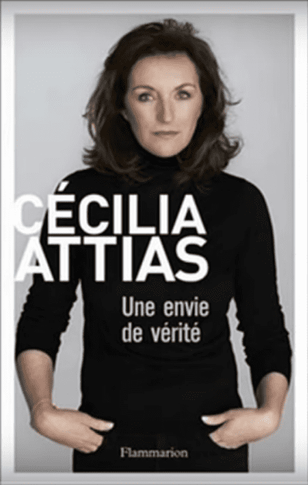 Couverture du livre de Cécilia Attias, "Une vie de vérité". | Youtube/RTS - Radio Télévision Suisse