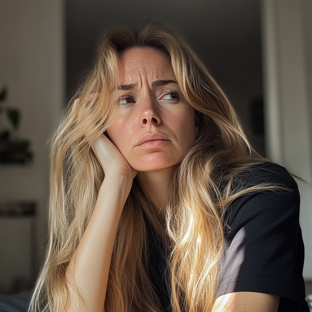 Une femme bouleversée | Source : Midjourney