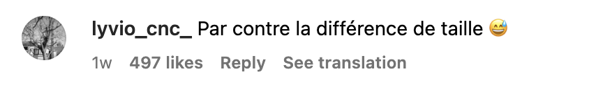 Commentaire d’un internaute sur le duo formé par Nelson Monfort et Calisson Goasdoué | Source : Capture Instagram