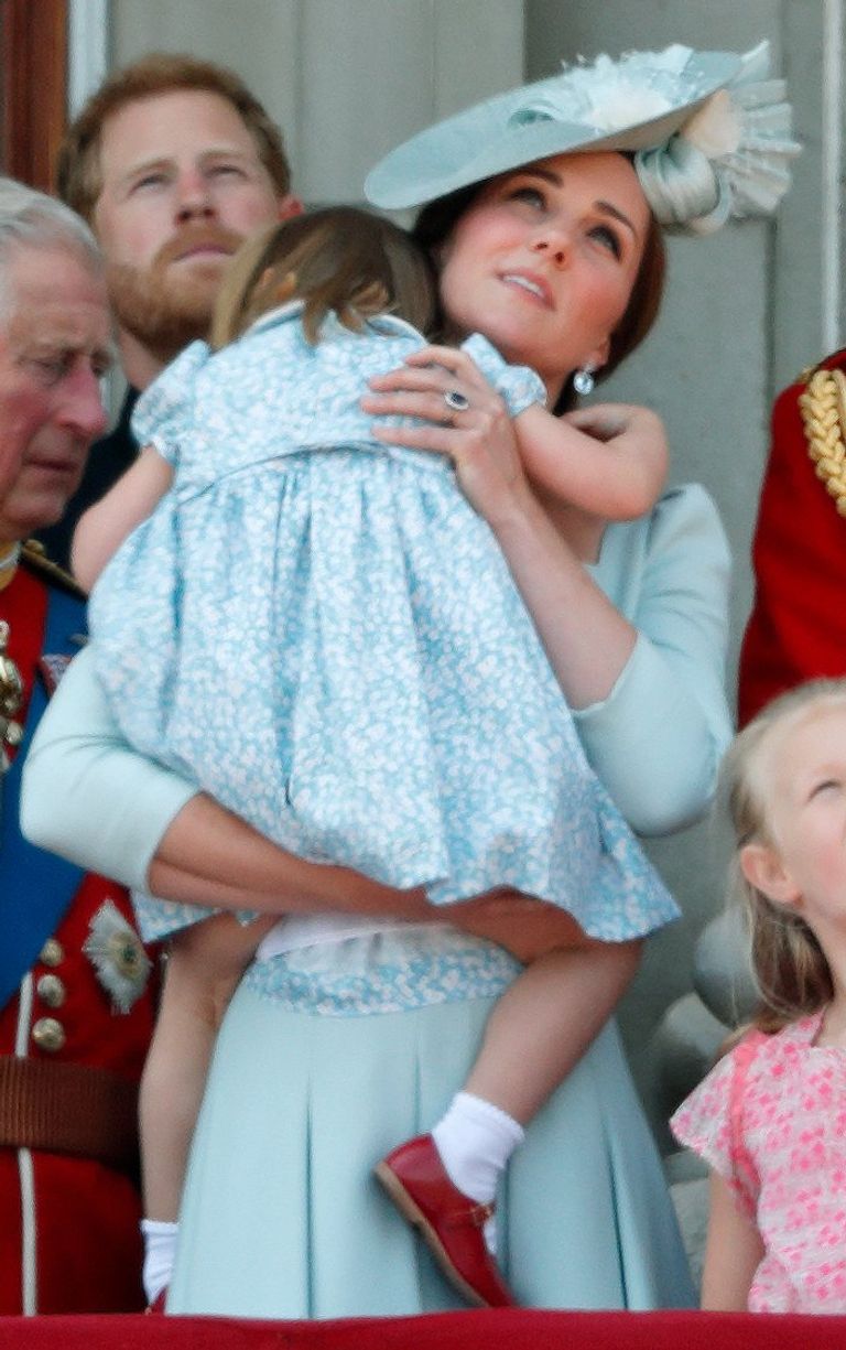Kate Middleton et la princesse Charlotte à Londres en 2018. | Source : Getty Images