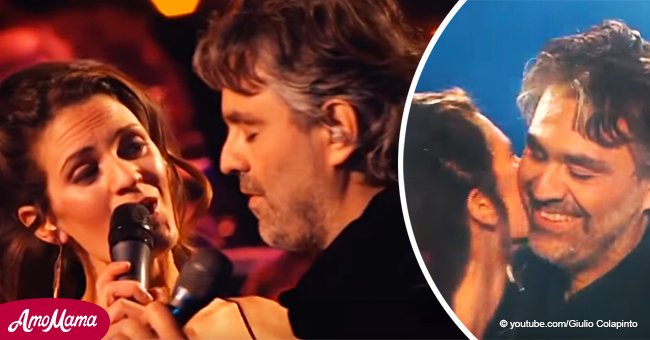 Une rare vidéo d'Andrea Bocelli chantant avec sa femme à Vegas nous donne la chair de poule à ce jour
