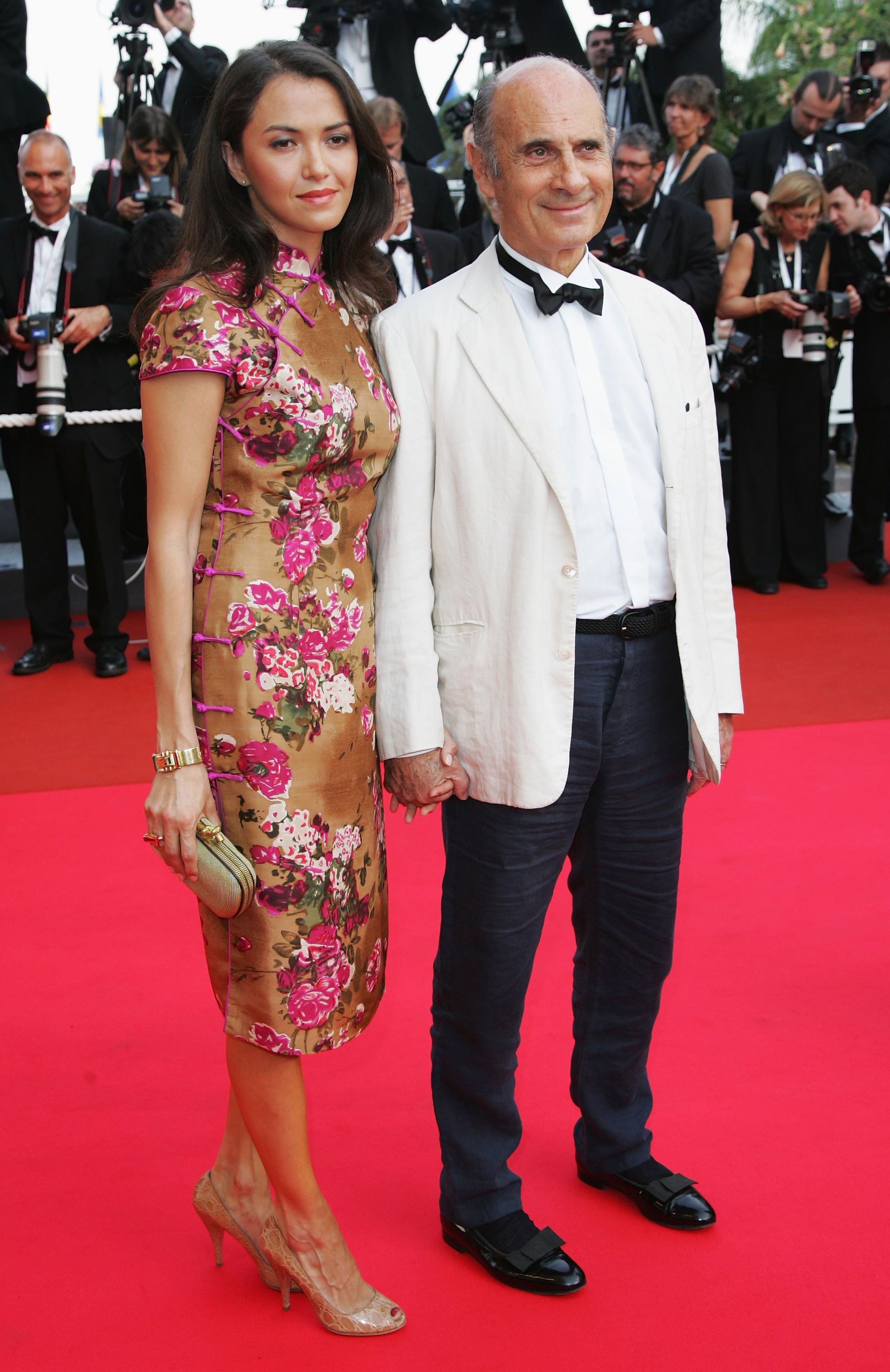 Guy Marchand et sa femme Adelina Khamaganova | photo : Getty Images