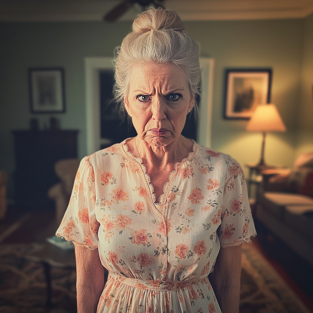 Une femme âgée bouleversée | Source : Midjourney