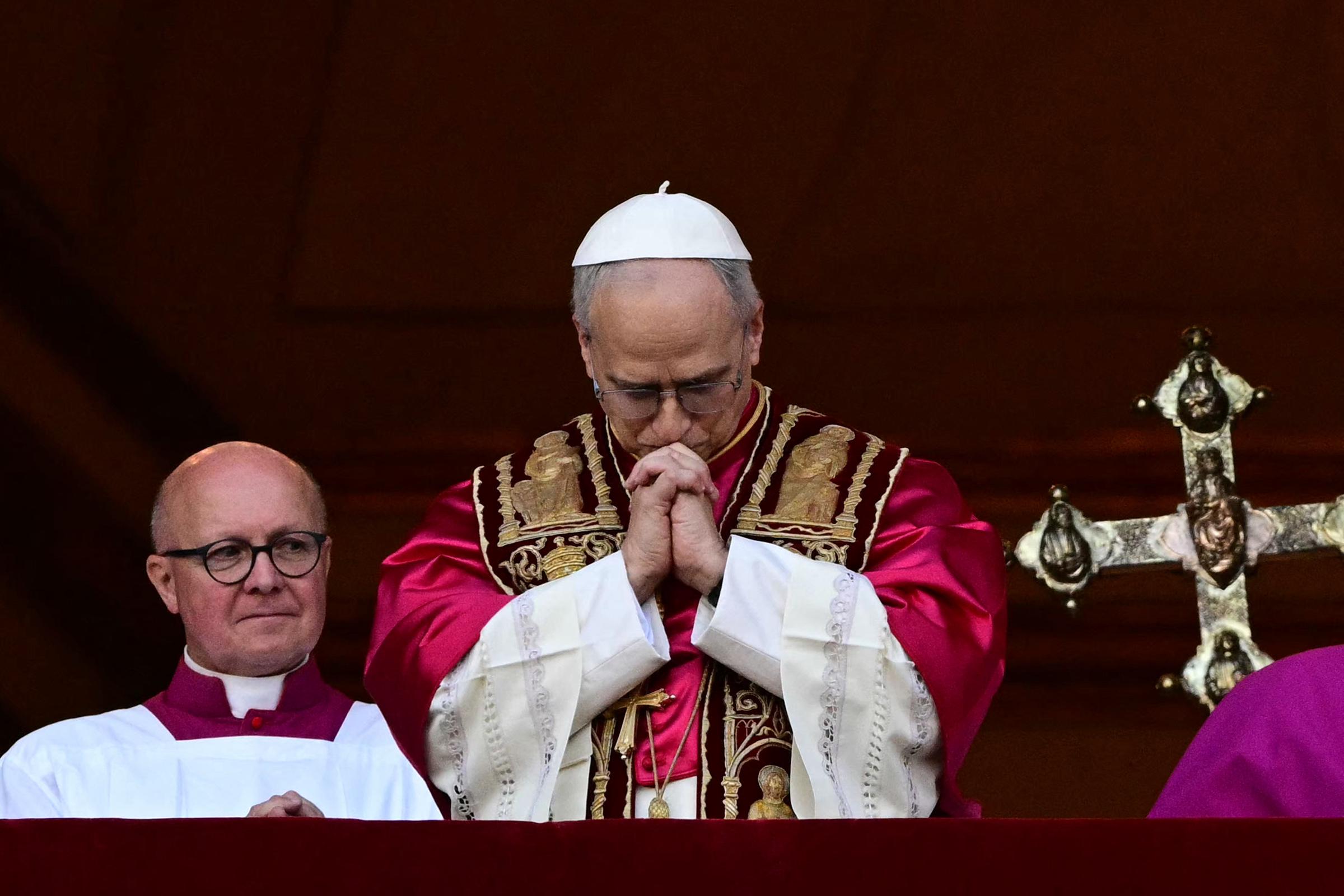 Le pape nouvellement élu Léon XIV, Robert Francis Prevost I Source : Getty Images