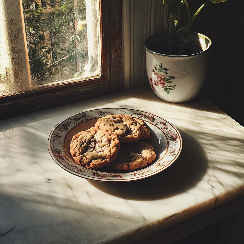 Une assiette de biscuits | Source : Midjourney