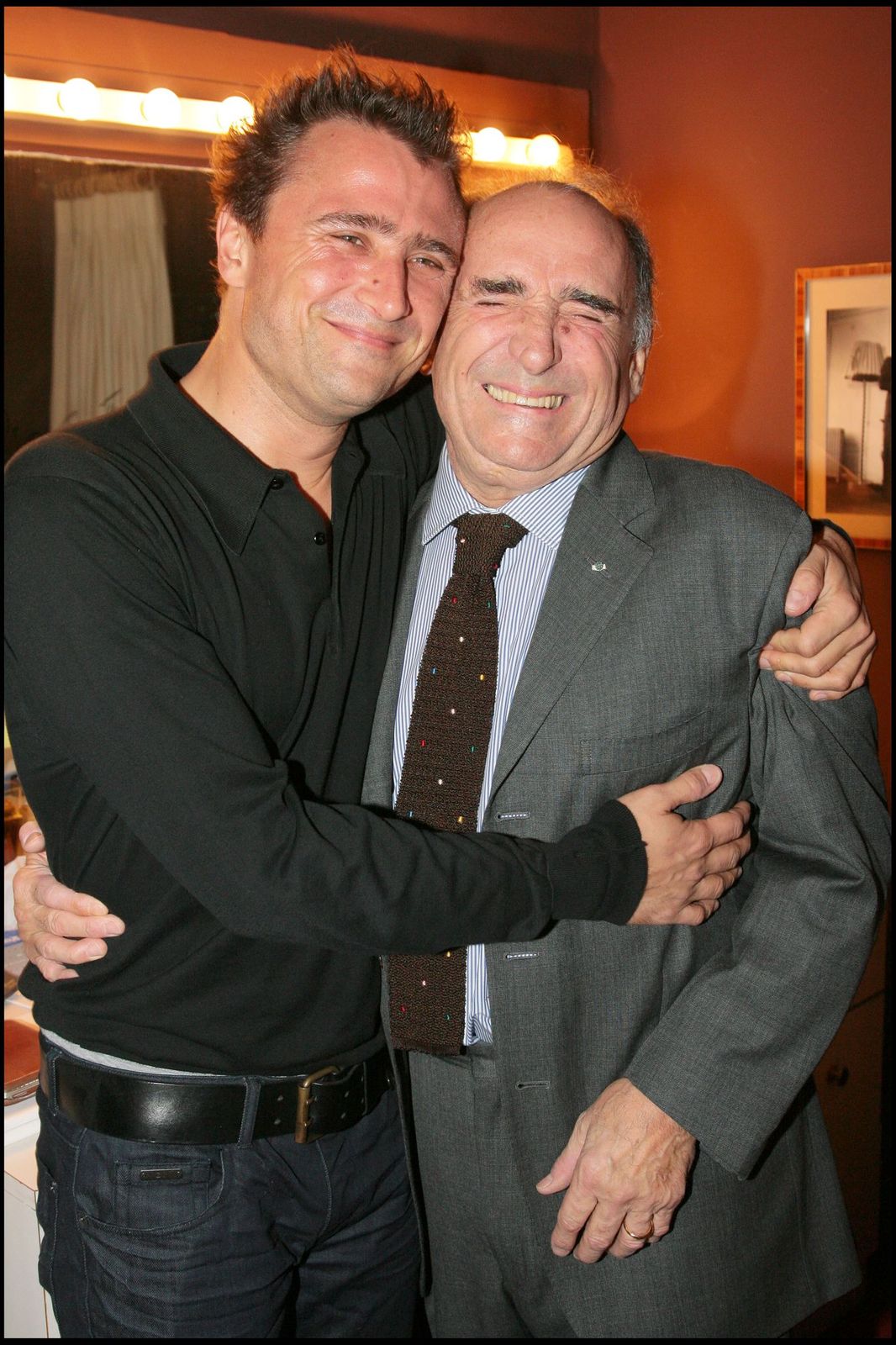 Claude Brasseur et son fils Alexandre Brasseur | Photo : Getty Images